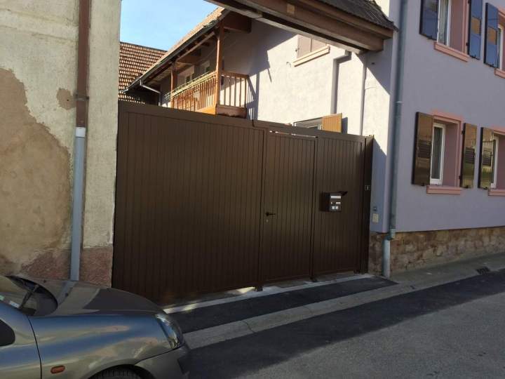 Menuiseries aluminium habitat Wingersheim